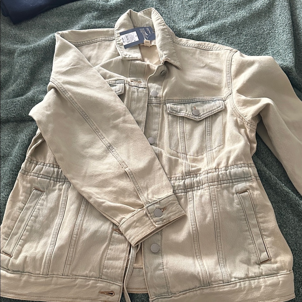 Oversized Vintage Color Denim Jacket